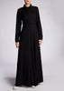 Textured Shirt Maxi Black | Maxi Dresses | Aab Modest Wear