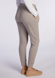 Cotton Cuffed Leggings Grey | Aab Modest Activewear