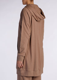 Modest Zip Up Hoody Khaki | Aab Modest Activewear