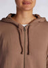 Modest Zip Up Hoody Khaki | Aab Modest Activewear