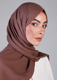 Cotton Twill Hijab Coffee