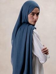 Premium Modal Hijab Columbia Blue