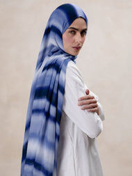 Blue Dye Premium Modal Hijab