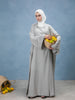Open Abaya Grey