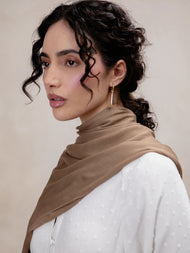 Premium Modal Hijab Cashew
