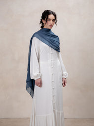 Premium Modal Hijab Columbia Blue