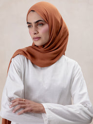 Premium Modal Hijab Almond