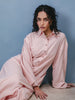 Self Stripe Cotton Maxi Blush