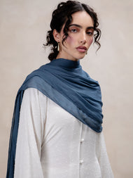 Premium Modal Hijab Columbia Blue