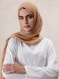 Premium Modal Hijab Coffee
