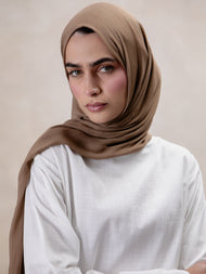 Premium Modal Hijab Cashew