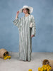 Green & Grey Crochet Kaftan
