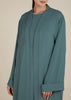 Two Piece Open Abaya With Slip Sage