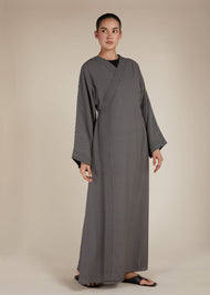 Mono Print Wrapover Maxi
