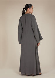 Mono Print Wrapover Maxi