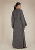 Mono Print Wrapover Maxi