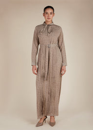 Polka & Pleats Maxi