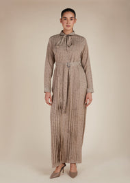 Polka & Pleats Maxi