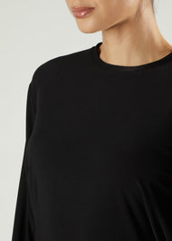 Second Skin Top Ebony