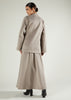 Winter Flared Skirt Mink