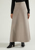 Winter Flared Skirt Mink