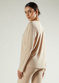 Second Skin Top Almond