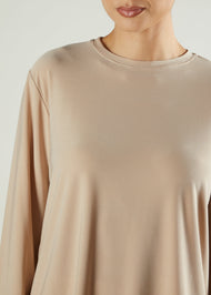 Second Skin Top Almond