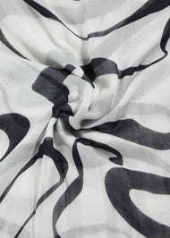 Abstract Ink Premium Modal Hijab