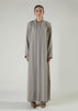 Two Piece Open Abaya Salt