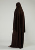 Prayer Abaya Set Chocolate