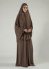 Prayer Abaya Set Chestnut