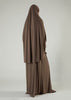 Prayer Abaya Set Chestnut