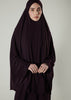Prayer Abaya Set Plum