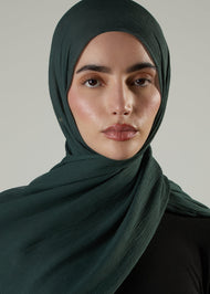Olive Chiffon Silk Hijab