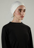 Tie Back Cap Off-White Hijab Cap