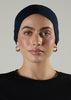 Tie Back Cap Navy Hijab Cap