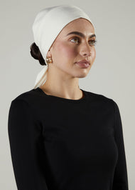 Bandana Off-White Hijab Cap