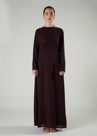 Side Twist Maxi Maroon