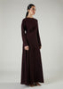 Side Twist Maxi Maroon