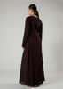Side Twist Maxi Maroon