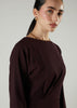 Side Twist Maxi Maroon