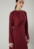 Side Twist Maxi Red