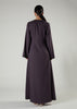 Plum Wrap Abaya