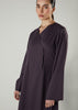 Plum Wrap Abaya