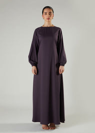 Raglan Abaya Plum
