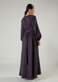 Raglan Abaya Plum