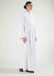 White Cheesecloth Maxi