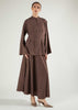 Peplum Top Taupe - Final Sale