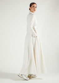 Jaquard Stripe Maxi Cream