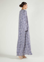 Blue Stripe Kaftan